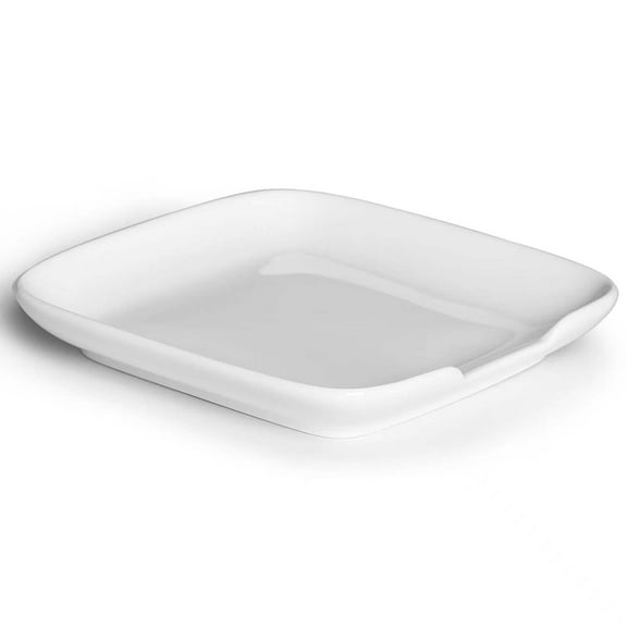 Spoon Rest for Stove Top - 4.75 Inches Large Spoon Holder for kitchen Counter, White Coffee Spoon Rest, Cooking Utensil Rest, Kitchen Accessories,Set of 1