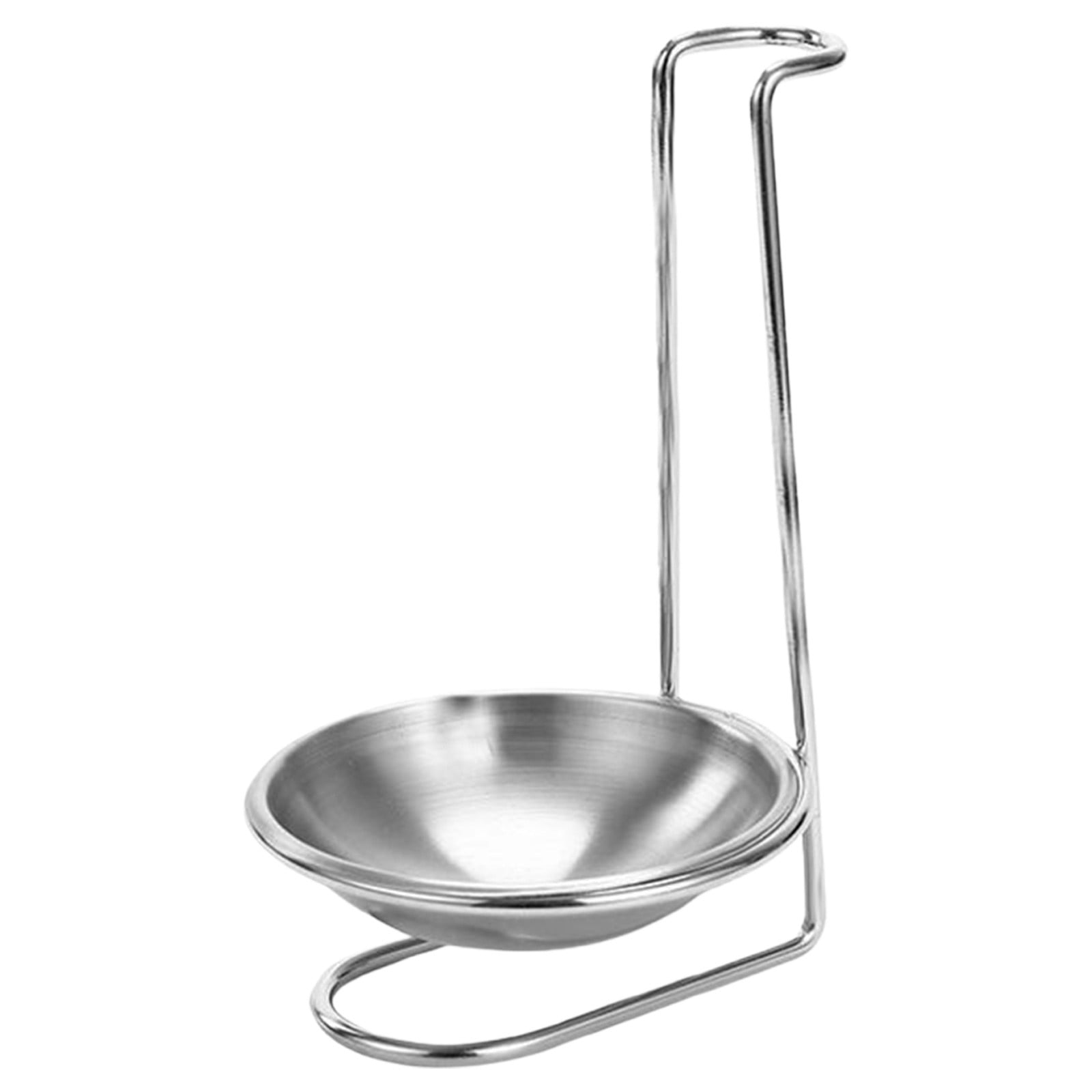 Spon Rack Kitchen Spoon Rests Stainless Steel Spoon Rest Lid Holder Vertical Stand ...