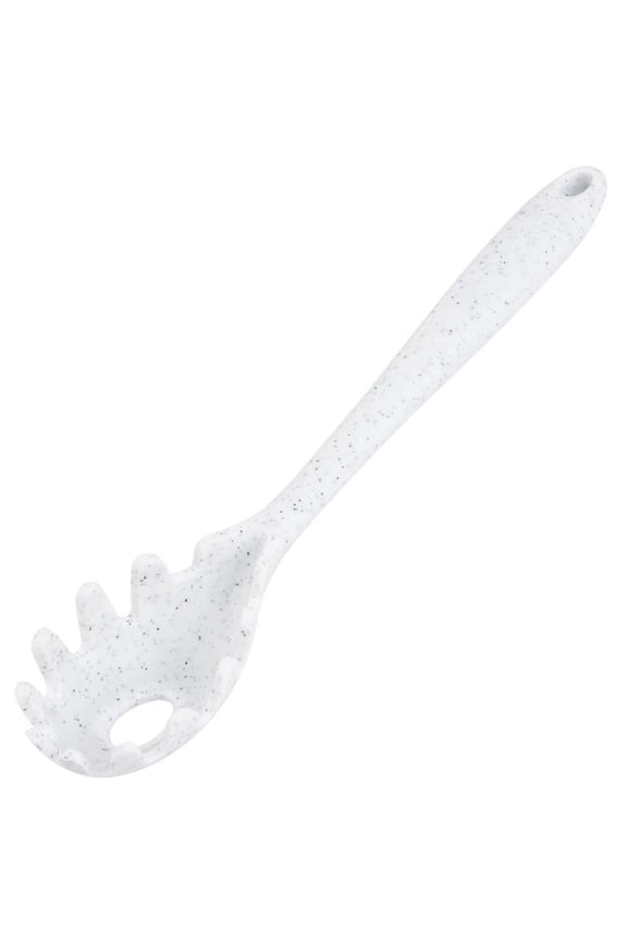 Multi-Functional Silicone Spaghetti Server and Colander Spoon, Pasta Noodle Strainer and Kitchen Utensil for Easy Serving