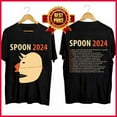 Spoon Tour 2024 Concert Music TShirt NBP315 Spoon Tour 2024 Concert Music TShirt NBP315