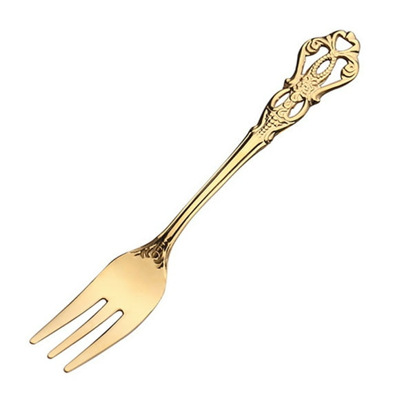 Spoon Vintage Style Stainless Steel Creative Spoon Fork for Dessert