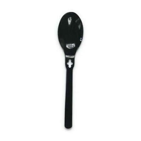 Spoon WeGo Polystyrene, Spoon, Black, 1000/Carton (54101100)