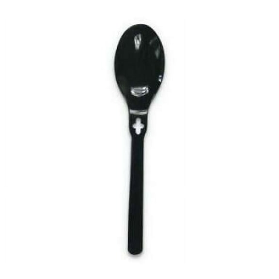 Spoon WeGo Polystyrene, Spoon, Black, 1000/Carton (54101100)