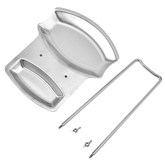 unbranded Kitchen Shelf Countertop Pot Lid Holder Rests Support Sponge Spoons Boxes Silver