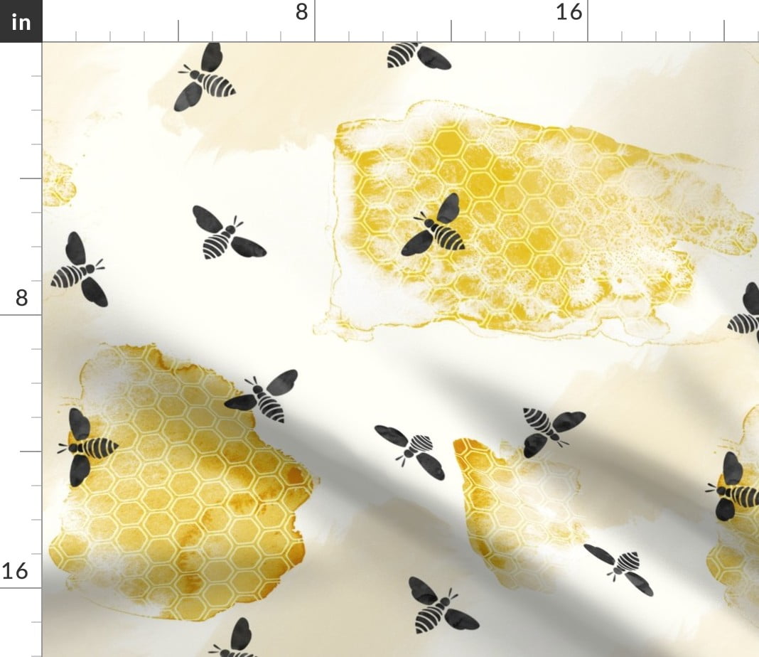 Happy Little Honey Bee White Washi Tape 15mm x 10m