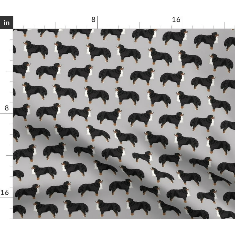 Spoonflower Fabric Bernese Mountain Dog Breed Dogs Cute Best Pet