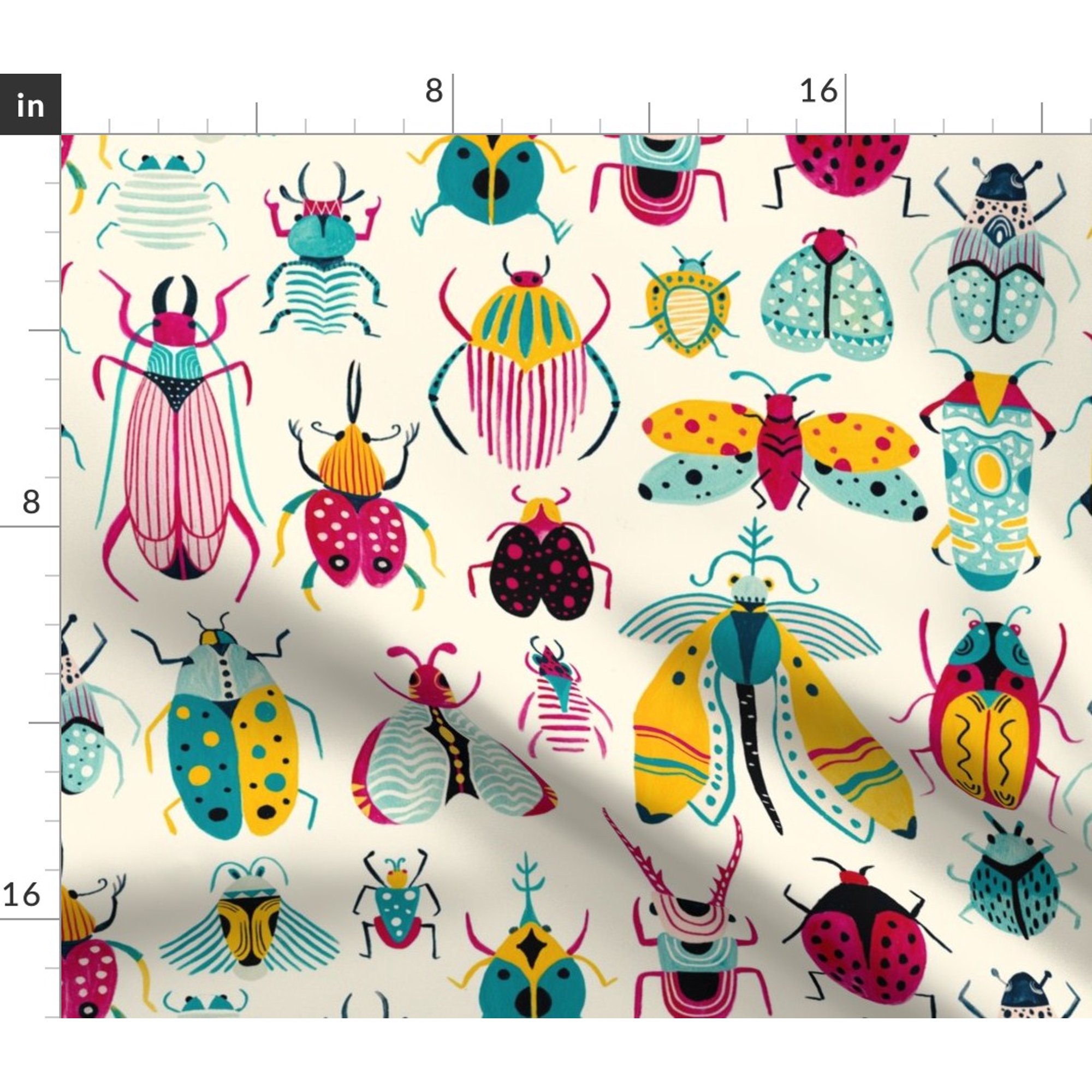 Insect Fabric Prints