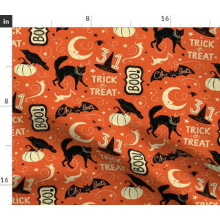 Halloween Fabric By The Yard - Floating Ghosts on Black Fabric - Black  Fabric – Pip Supply