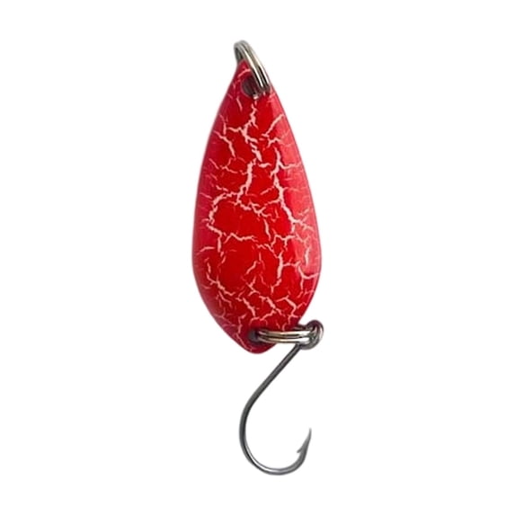 Metal Fishing Spoons Hard Spinner Baits Rotating Sequins Lures with Hook Tackle