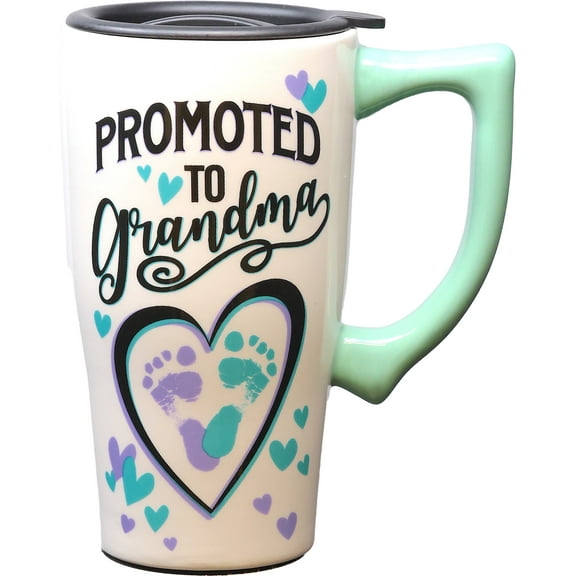 GRANDMA 18 OUNCE CERAMIC TRAVEL MUG