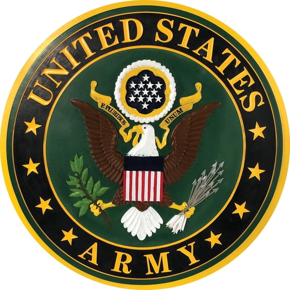 ARMY STEPPING STONE / DECORATIVE WALL PLAQUE