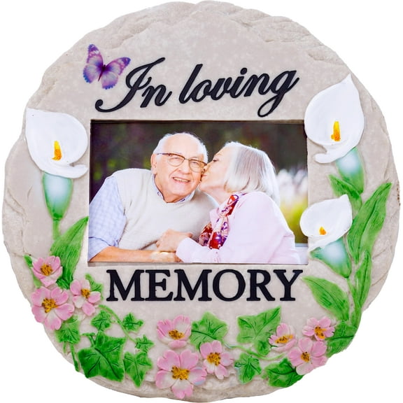 LOVING MEMORY PHOTO STEP STONE