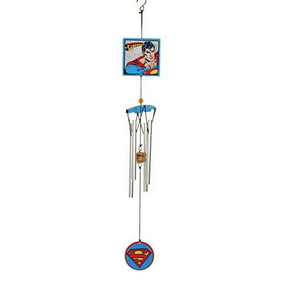 Spoontiques 13597 Superman Wind Chime, White