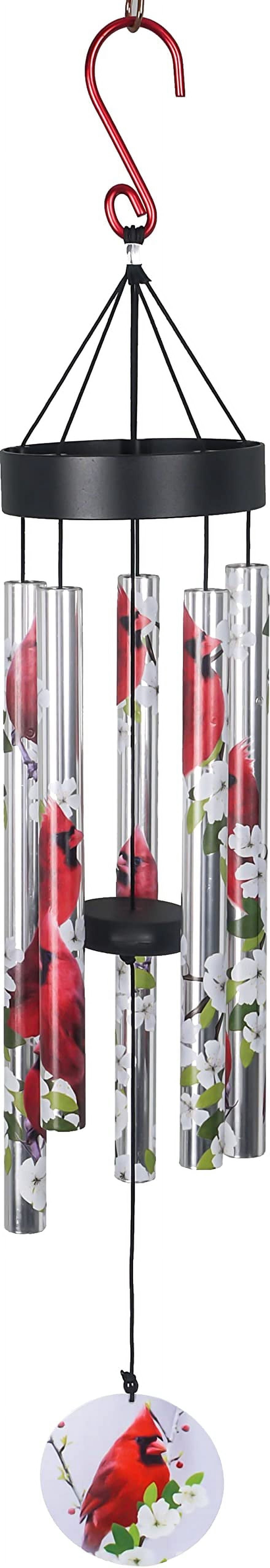 CARDINAL METAL WIND CHIME