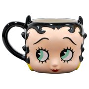 Spoontiques 14270 Betty Boop Sculpted Coffee Mug, 18 Oz, Ceramic