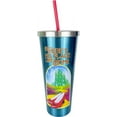 thumbnail image 1 of Spoontiques 18286 Ruby Sleppers Stainless Cup With Straw,24 Oz, 1 of 1