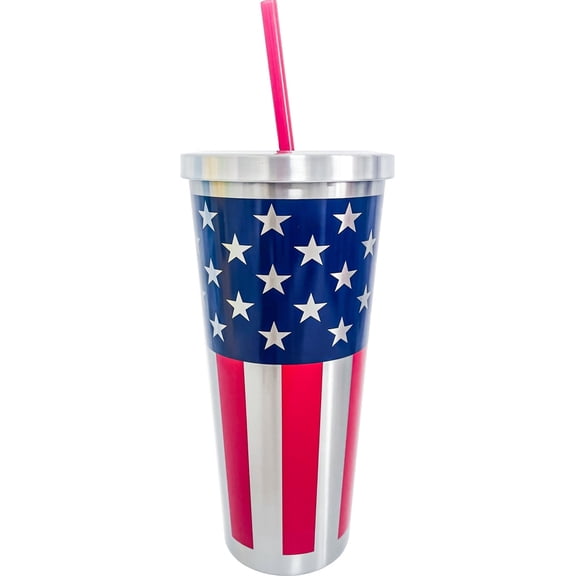 AMERICAN FLAG STAINLESS CUP