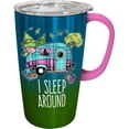 thumbnail image 1 of Spoontiques 18525 I Sleep Around Stainless Travel Mug, 1 of 1
