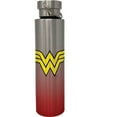thumbnail image 1 of Spoontiques 18951 Wonder Woman Stainless Steel Bottle, 24 oz, Red, 1 of 2