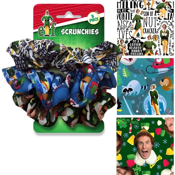 Spoontiques 19958 Elf Scrunchies, Set of 3, 4-inch Depth