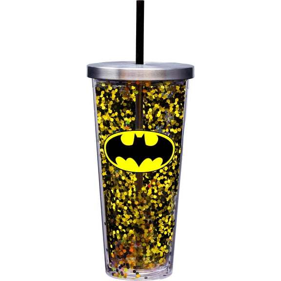 BATMAN LOGO GLITTER CUP