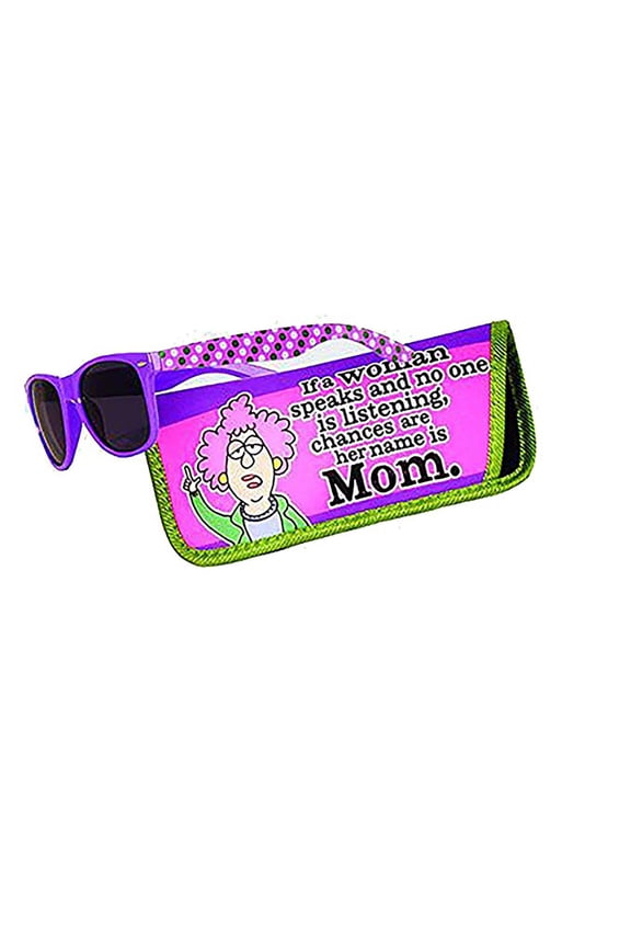 Aunty Acid Mom Sunglasses with Coordinating Soft Sunglass Case