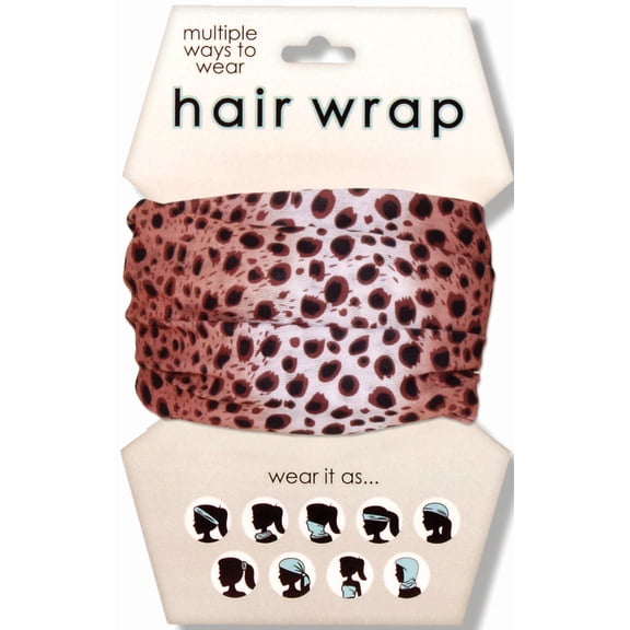 CHEETAH PRINT HAIR WRAP