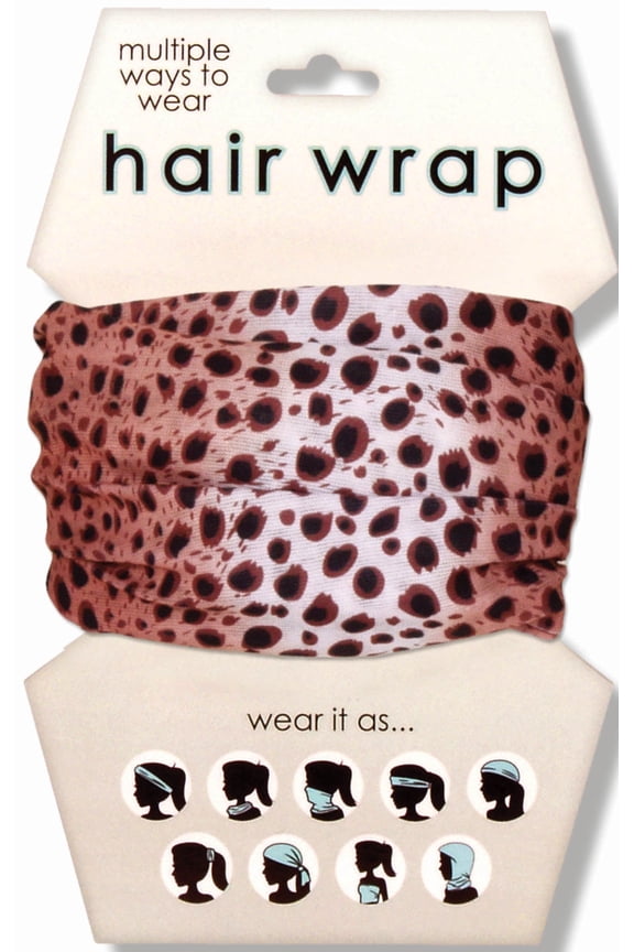 CHEETAH PRINT HAIR WRAP