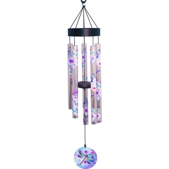 Spoontiques Dragonfly Wind Chime - Garden Décor - Decorative Chimes for Yard and Garden Decoration