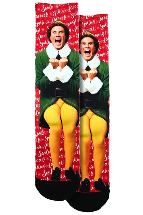 Elf Crew Socks - SHOE SIZE (5-10 Men) (7-12 women)