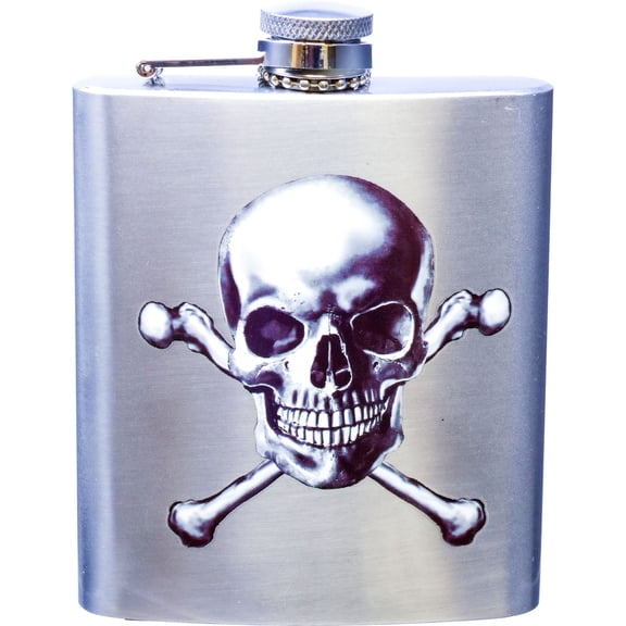 SKULL & CROSSBONES FLASK
