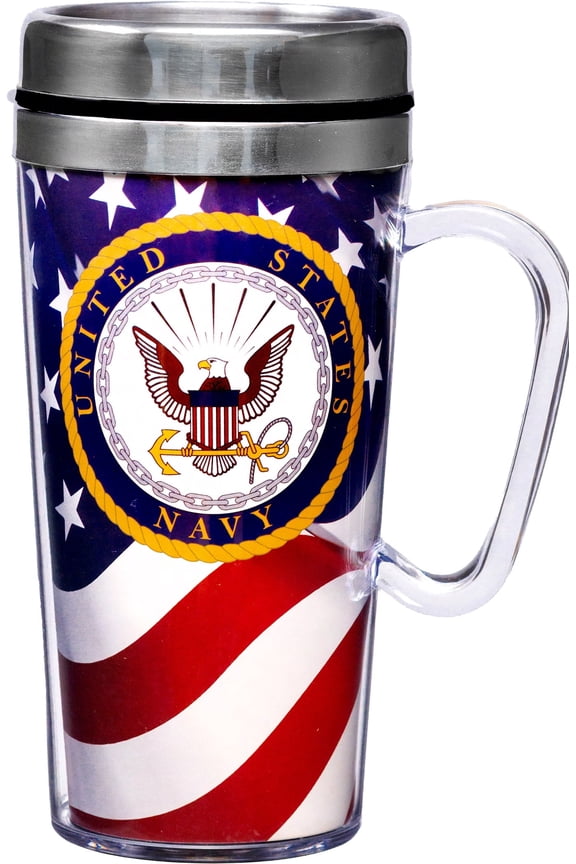 NAVY ACRYLIC TRAVEL MUG