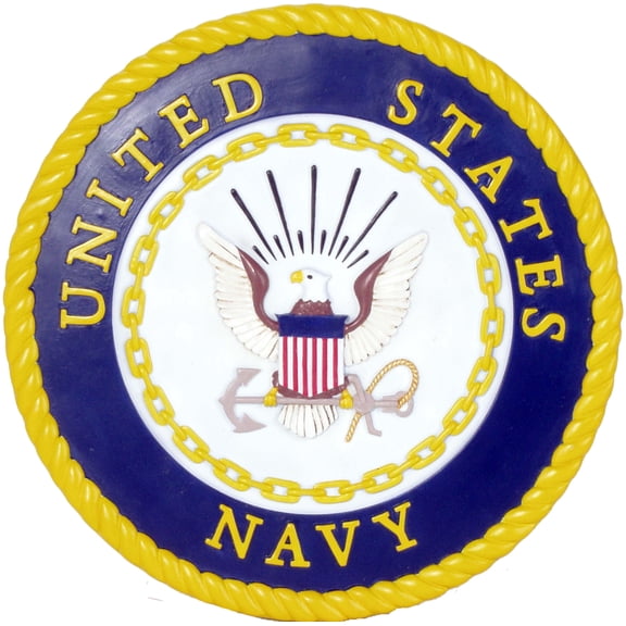 NAVY STEPPING STONE / DECORATIVE WALL PLAQUE