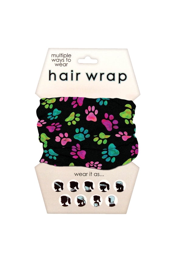 Pawprints Hair Wrap