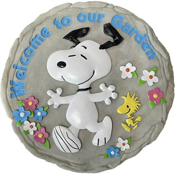 SNOOPY WELCOME STEPPING STONE