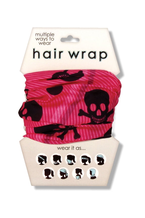 SKULL & CROSSBONES HAIR WRAP