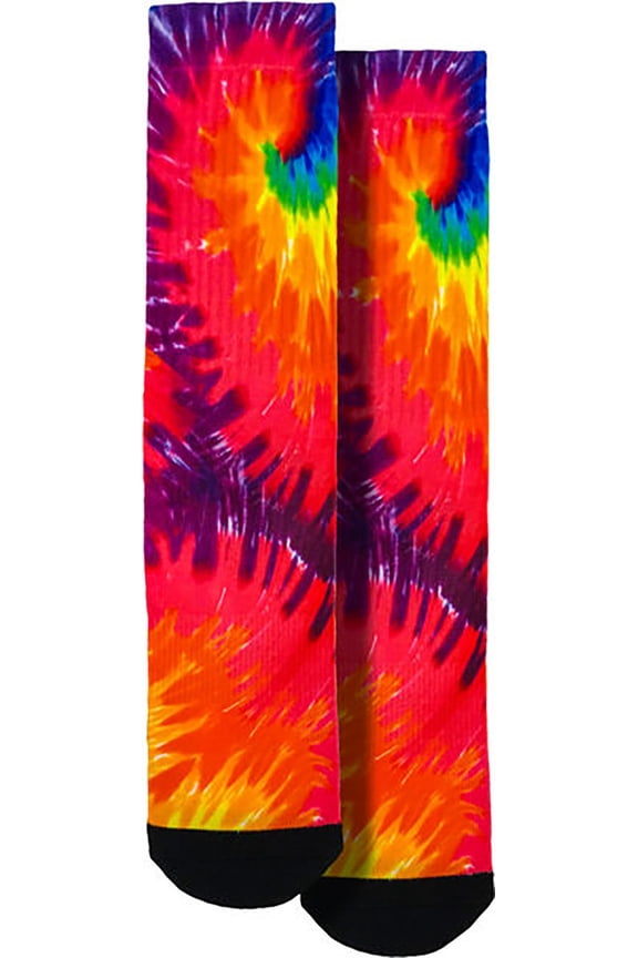 Tye Die Crew Socks - SHOE SIZE (5-10 Men) (7-12 women)