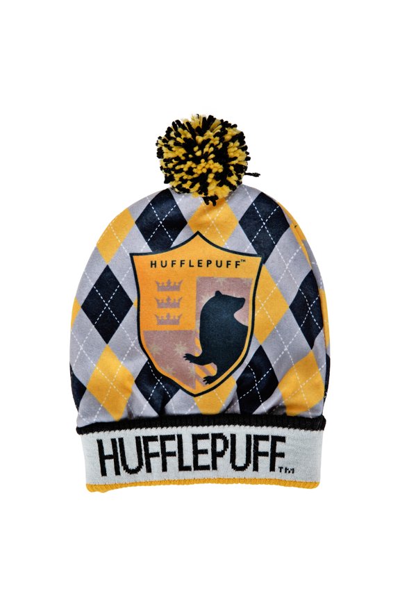 Spoontiques Winter Beanie Hat, Polyester, One Size Fits Most - Hufflepuff House