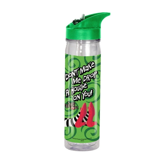 Spoontiques Wonder Woman Logo Flip Top Bottle, Multi