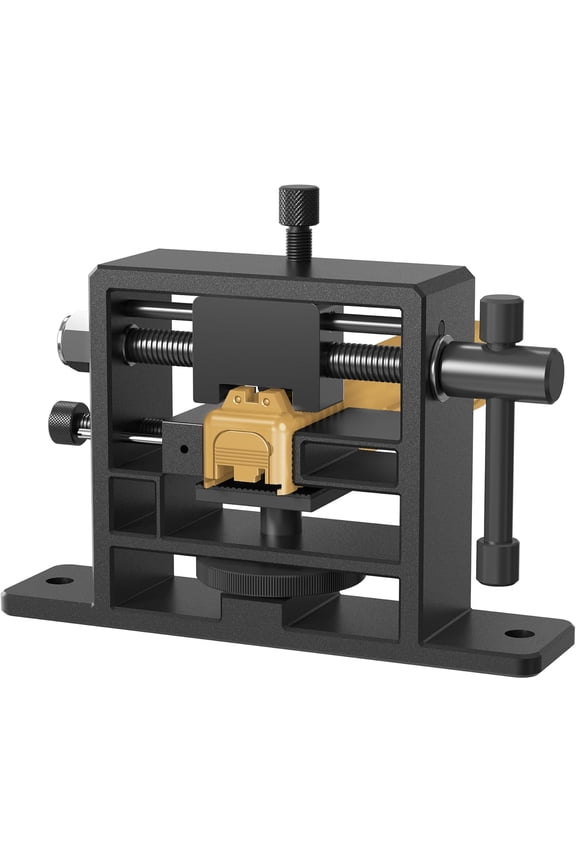 Universal Sight Pusher Tool for Handguns, Heavy-Duty Front & Rear Sight Removal and Adjustment, Compatible with Square SlidesBlack