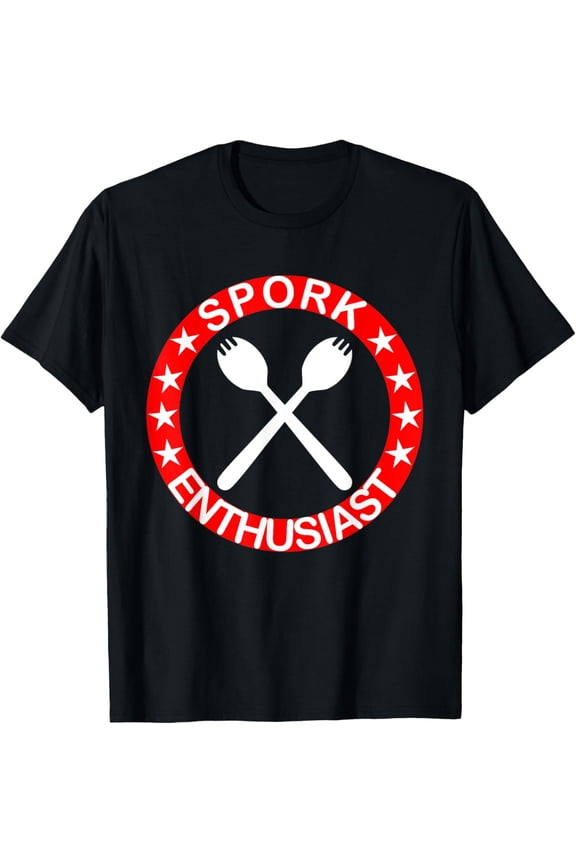 Spork Enthusiast Camp Men's Women's Kitchen T-Shirt