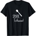 thumbnail image 1 of Spork Enthusiast Kitchen Women's Men's Funny T-Shirt, 1 of 4