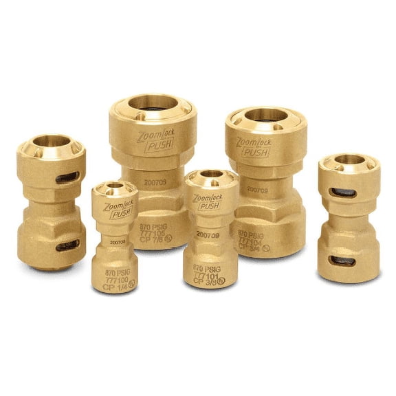 Sporlan PZKP-C6-HNBR - ZoomLock Push To Connect Refrigerant Fitting