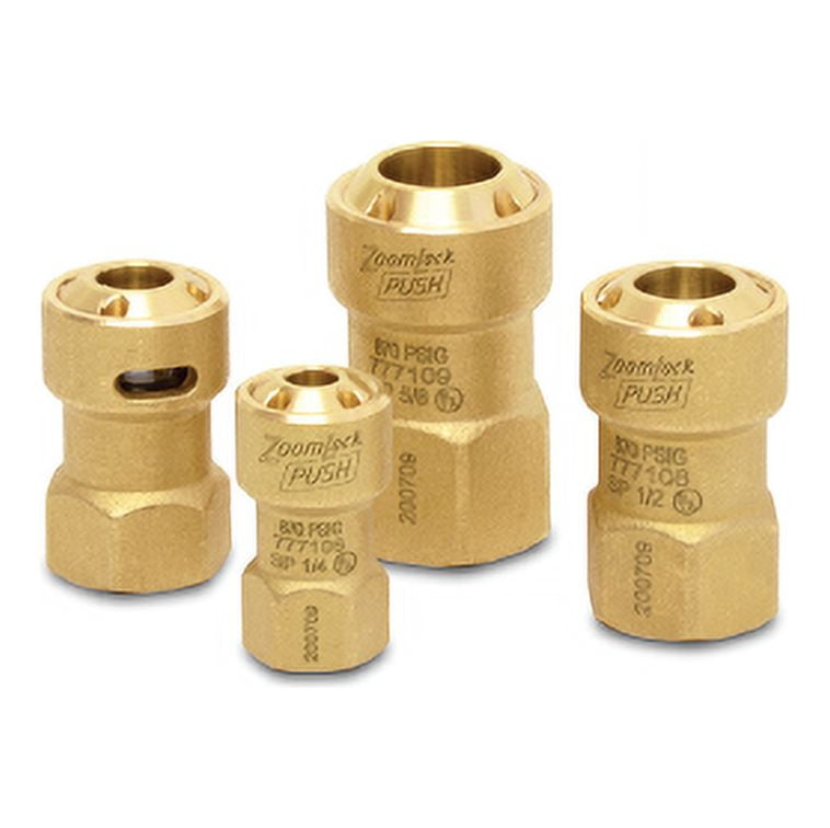 Sporlan PZKPF8HNBR ZoomLock Push To Connect Refrigerant Fitting
