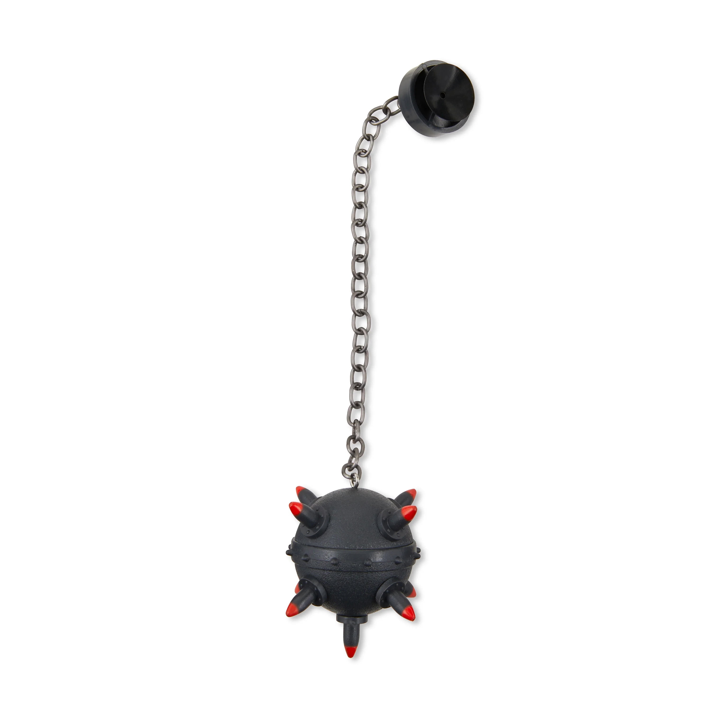 Sporn Aquatics Submarine Mine Aquarium Ornament, Glow-in-the-Dark Aquarium Decor with Suction Cup, Adjustable Fish Tank Decoration, Black
