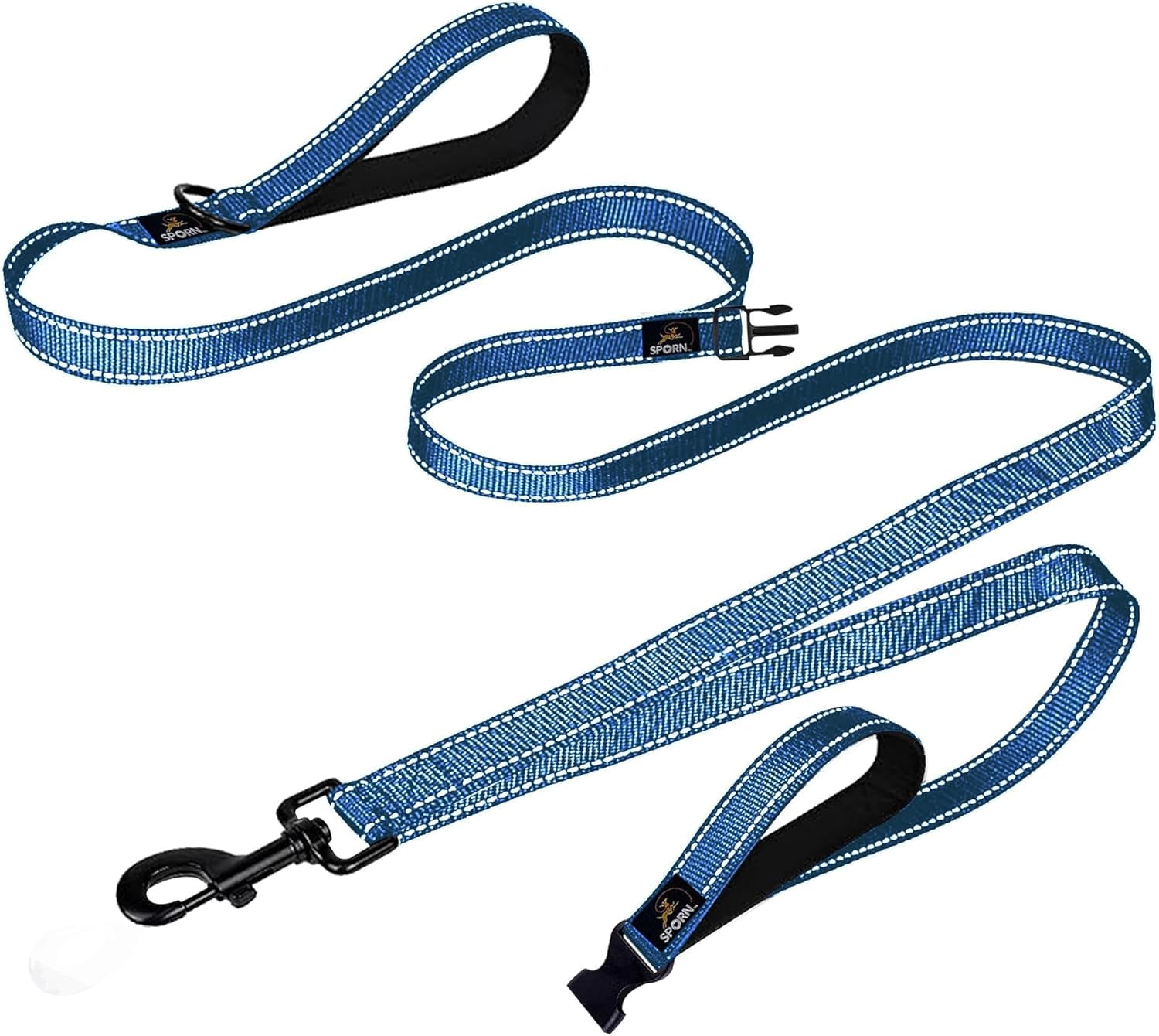 Sporn Child Co-Walk Training Dog Leash, 6 ft, Blue