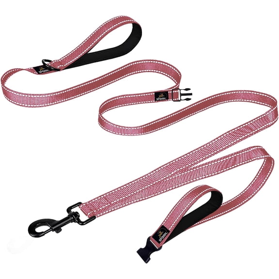 Sporn Child Co-Walk Training Dog Leash, 6 ft, Pink
