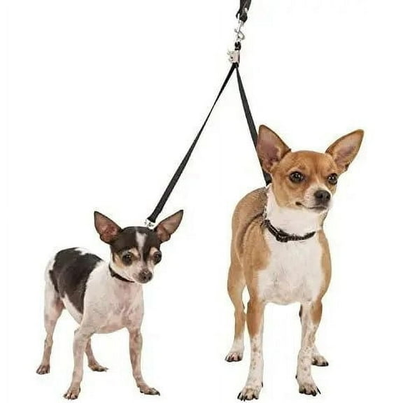 Sporn Double Dog Coupler, Black, Medium/Large