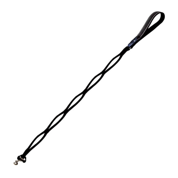 Sporn Heel-X 4 ft Dog Leash, Durable Training Non-Slip Grip Dog Leash Dogs, Black