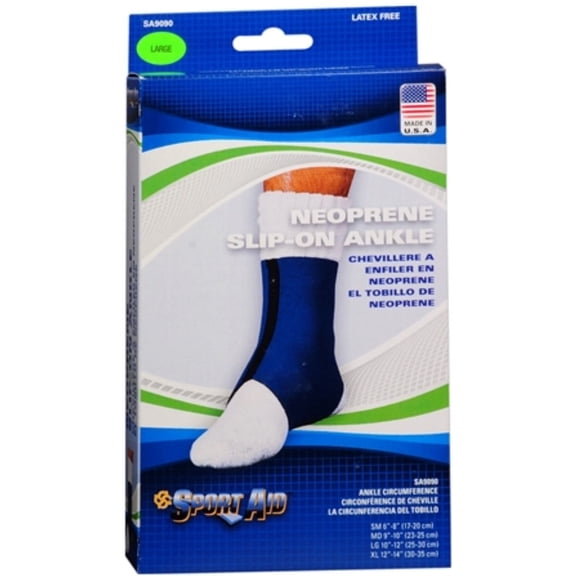 Sport Aid Neoprene Slip-On Ankle Support Large 1 Each